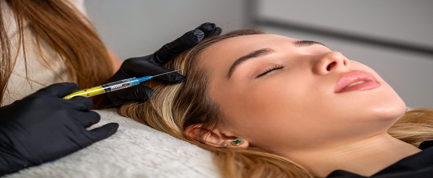 Anregung des Haarwachstums mit Stammzellen